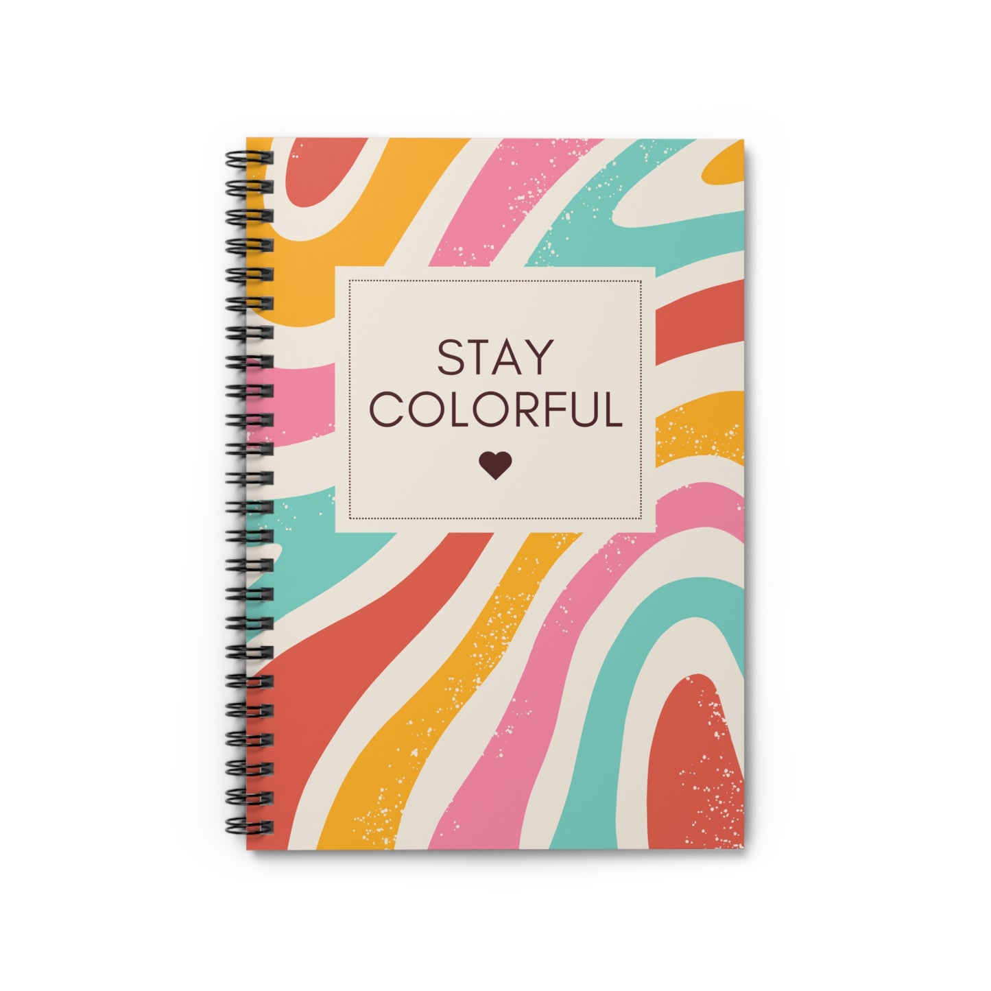 Stay Colorful - Spiral Notebook (Ruled Line)